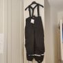 H&M New Kids Black Ski Trousers Salopettes Size 6-8 Yrs 122 128 Image 3