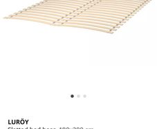 Ikea Luroy slatted bed base double