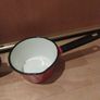 Original enamel kettle & small enamel saucepan Image 6