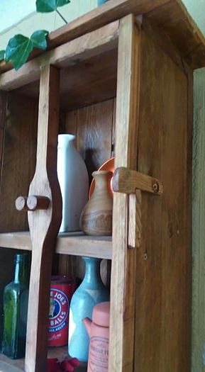 Country style floating display shelf