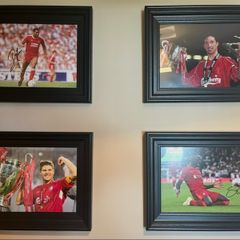 Liverpool Hand Signed Framed Photographs