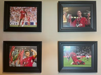 Liverpool Hand Signed Framed Photographs