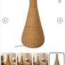 Rattan / Wicker Floor Lamp Image 4