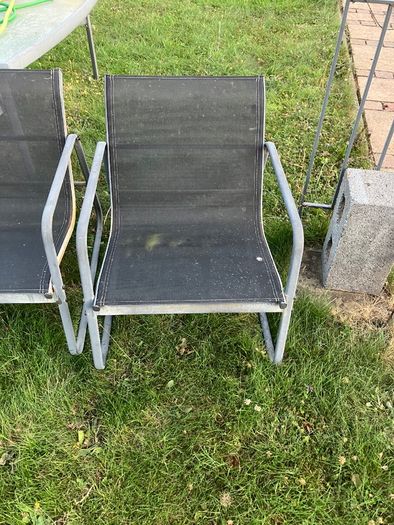Garden seats and table