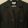 Ladies Black Linen Jacket/Blazer Image 2