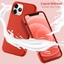 Liquid Silicone Case For iPhone 12 Pro Max Luxury Thin Soft Phone Cover New Red - FHT5IP12PMLK Image 2