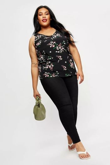 PLUS SIZE (24) Dorothy Perkins Floral Top. New