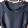 Ted Baker neoprene black dress uk12 Image 5