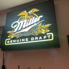 Miller Genuine Draft Neon Box Light