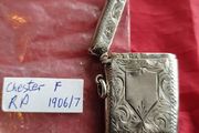 Antique Edwardian Sterling Silver Vesta Case - Chester 1906 - Rolason Bros