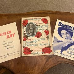 Antique & Vintage Piano Music Sheets x3