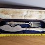 Vintage English silver plate Fish Knife and Fork Image 5