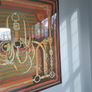 Framed Hermes Authentic Scarf Coaching Image 2