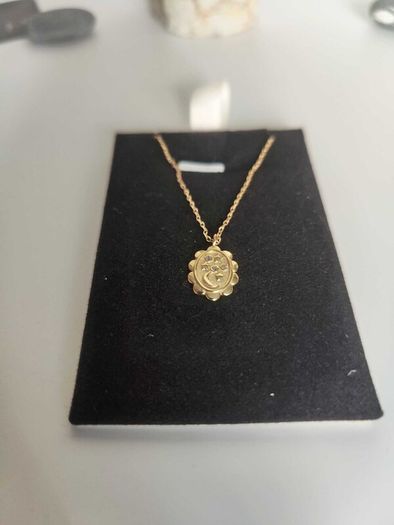 Necklace Pendent Silver Moon Timeless Elegance in Every Detail (Engravable Back)