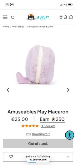 New JELLYCAT Mona Macaron & May Macaron Pair