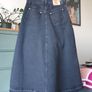 Ba&sh Denim Skirt Size Uk 8 Image 7
