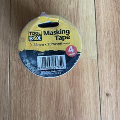 Masking Tape - 4 pack (24mm x 20m) Brand new
