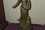Antique French Spelter Statue "Semeuse"