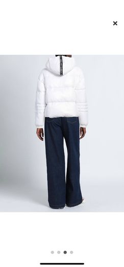 Gaelle White Puffer Jacket, IT 44 with tags.