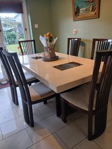 Table and chairs