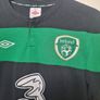 Womens Umbro Irleand Fai Football T Shirt Jersey Top 2011-2012 Away Size 12 Uk 36 Image 3