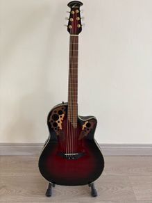 Ovation CU247 Pinnacle Deluxe Electric/Acoustic Guitar - 1990
