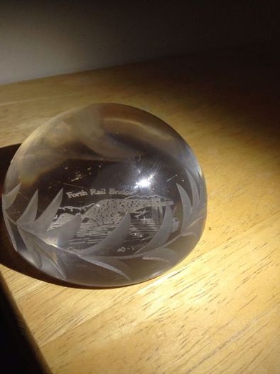 Forth Rail Bridge Centenary 3D Paperweight