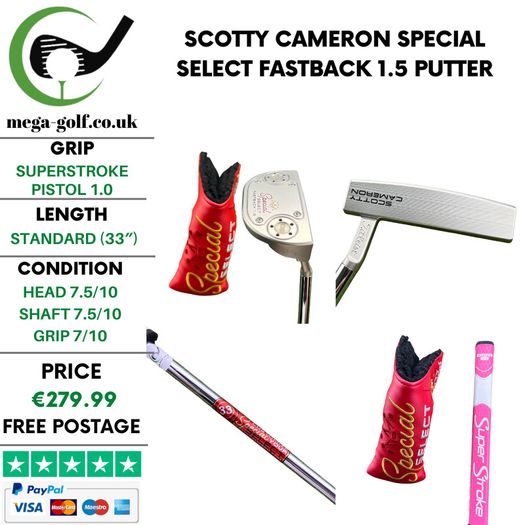Scotty Cameron Special Select Fastback 1.5 Putter / 33"
