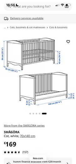 Baby Cot/ Baby Bed