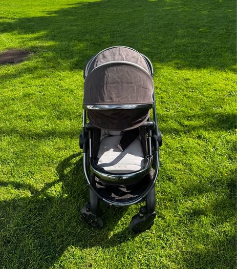 icandy peach all terrain travel system pram stroller buggy with carrycot rain cover