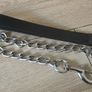 Dog Leather Harness with free chain lead Image 5