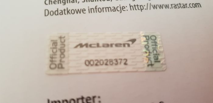 New McLaren Remote Car