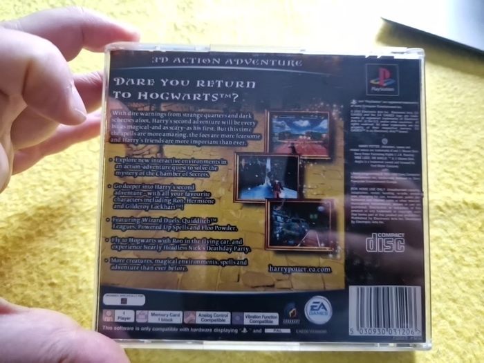 Harry Potter and the chamber of Secrets PlayStation1 Ps1 PlayStation2 Ps2 Games Original