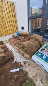 Turf lawn left-overs