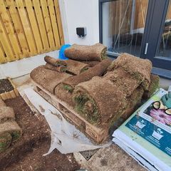 Turf lawn left-overs