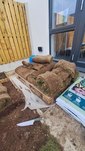 Turf lawn left-overs