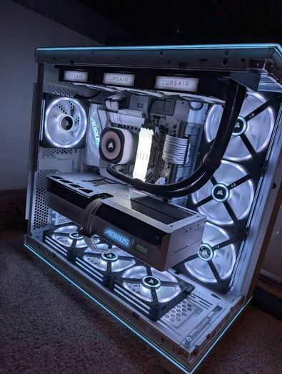 Lian Li O11D Evo Rgb White Mid-tower Atx Gaming PC Case