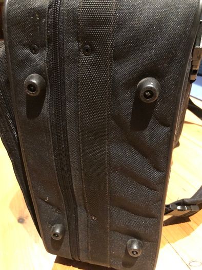 Alto/soprano double saxophone case.