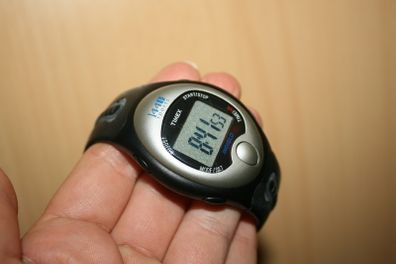 Timex 1440 sports watch, Indiglo 8 laps, Chronograph alarm