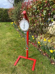 Bargain vintage keg scales and frame