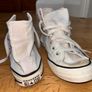 Womens White Converse Image 4