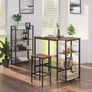 New Dining Table Bar Kitchen + 3 Shelves - FREE P&P Image 2