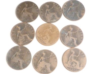 Victorian pennies