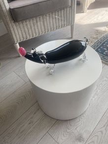 Fabulous Quirky Hand Made Glass Sausage Dog