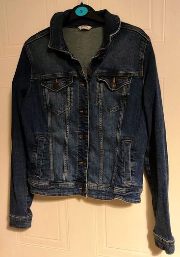 Orsay Classic Blue Denim Jacket Size 38 (S)