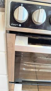 double oven and  hob combined with 4 halogen rings