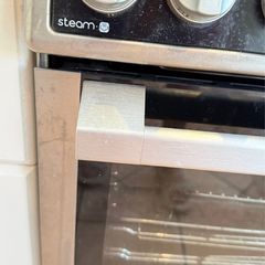 double oven and  hob combined with 4 halogen rings