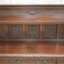 Victorian Irish Jacobean Revival Carved Oak Court Cupboard Image 6