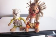 The Lion King  Simba &amp;Nala Plush Stuffed Animal 11"