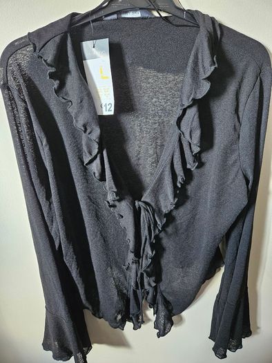 Sheer Black Top BNWT x2